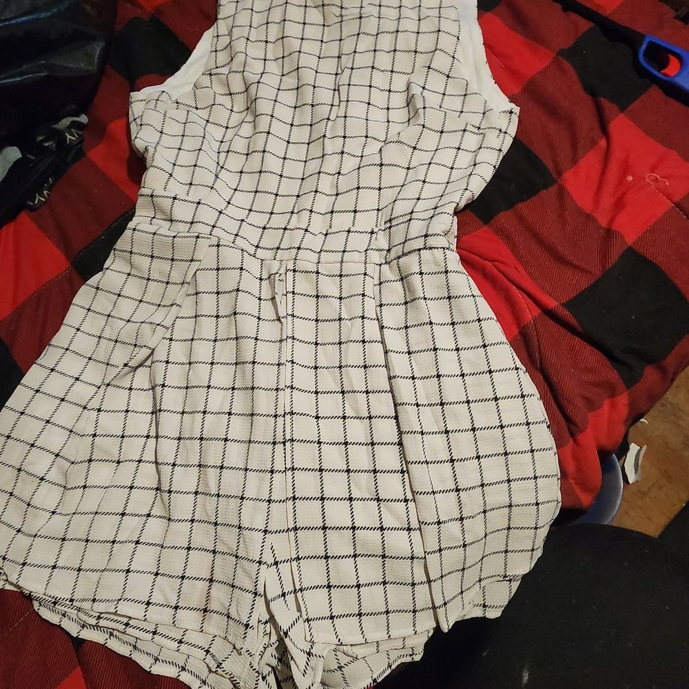 Purple snow rompers size L